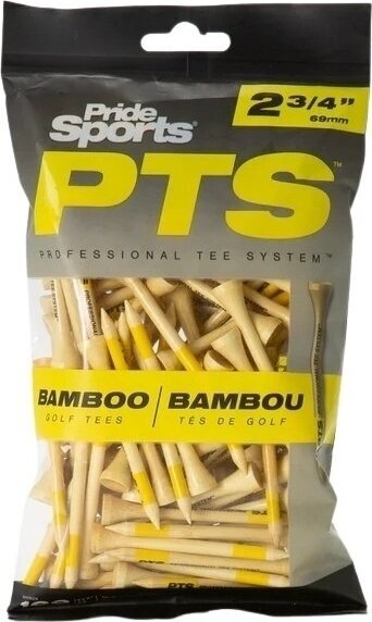 Tee de golf Pride Tee Professional Tee System (PTS) Bamboo Tee de golf