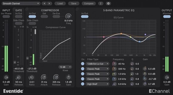 Студио софтуер Plug-In ефект Eventide EChannel Channel Strip (Дигитален продукт) - 1