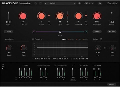 Programski FX procesor z vtičnikom Eventide Blackhole Immersive (Digitalni izdelek) - 1