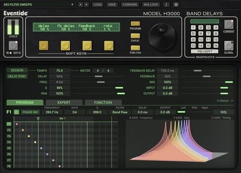 Programski FX procesor z vtičnikom Eventide H3000 Band Delays Mk II (Digitalni izdelek) - 1