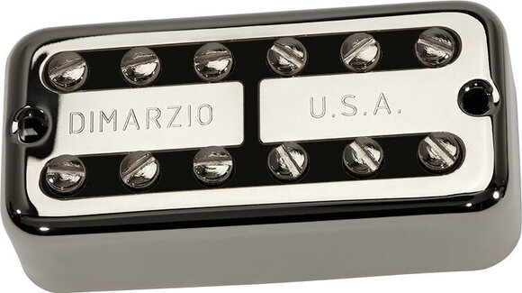 Micro guitare DiMarzio New’Tron Bridge Nickel/Black Micro guitare - 1