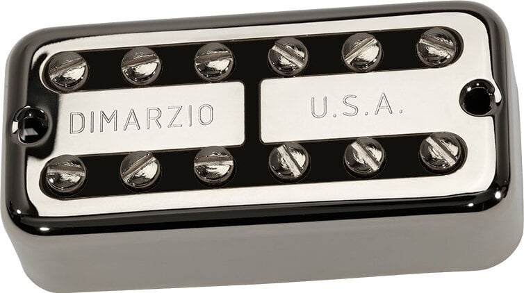 Pickups Chitarra DiMarzio PAF'Tron Bridge Nickel/Black Pickups Chitarra