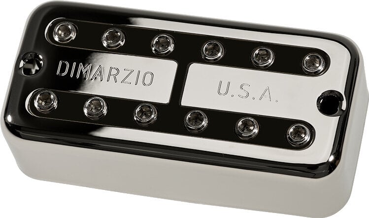 Humbucker-mikrofoni DiMarzio Super Distor’Tron Bridge Nickel/Black Humbucker-mikrofoni