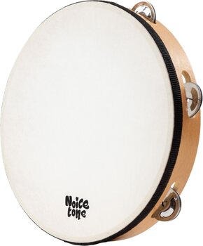 Tambourin avec peau Noicetone D014-6 25x4,5cm Natural 9,84" Tambourin avec peau - 1