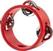 Tambourin Noicetone D015-2 10x4,5cm Red 3,94" Tambourin