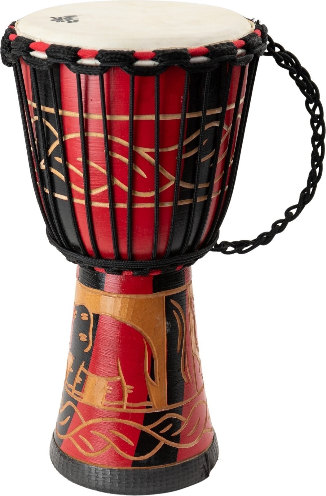 Djembe Noicetone D064-1 8" Negru Roșu 8" Djembe