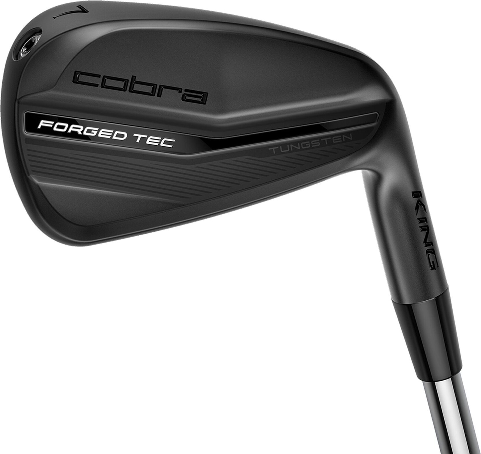 Σίδερο Γκολφ Cobra Golf King Forged Tec Black Δεξί χέρι 4-PW Stiff Χάλυβας Σίδερο Γκολφ