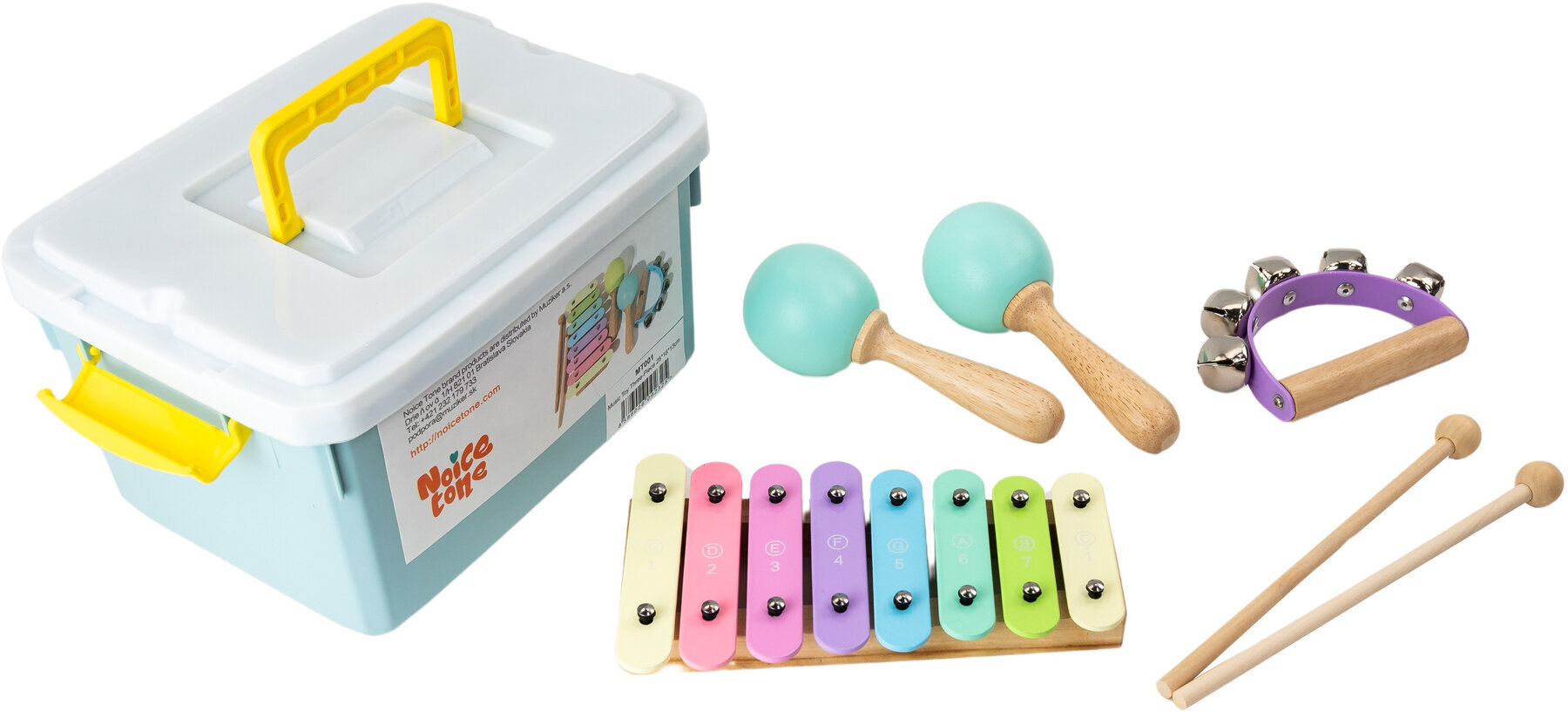 Kinder-Percussion Noicetone M T001 25x18x13cm Percussion-Set