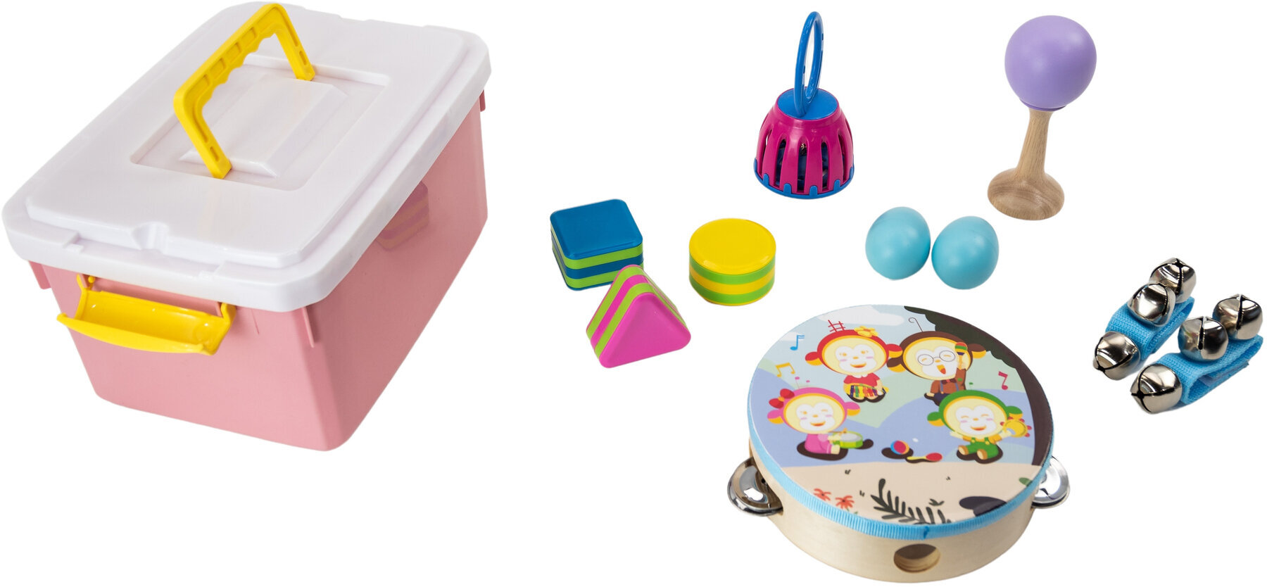 Percussie voor kinderen Noicetone M T002 29x21x16cm Percussie set