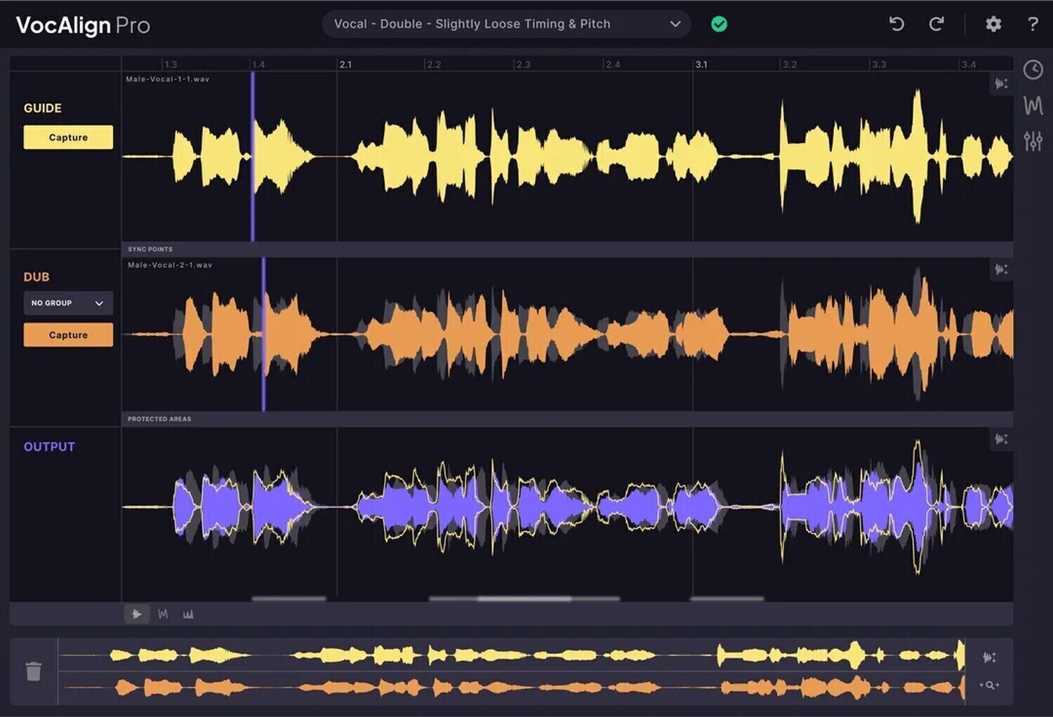 Plug-in de efeitos Synchro Arts VocAlign Standard (Produto digital)