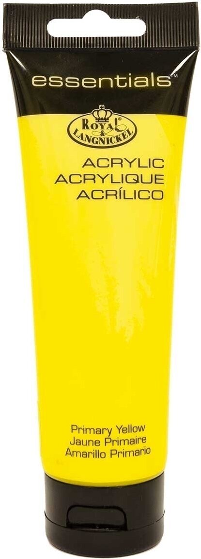 Acrylic Paint Royal & Langnickel Tube Acrylic Paint Primary Yellow 120 ml 1 pc