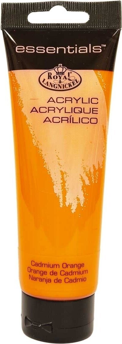 Acrylic Paint Royal & Langnickel Tube Acrylic Paint Cadmium Orange 120 ml 1 pc