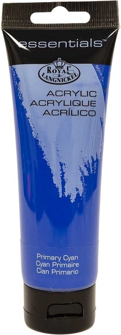 Pintura acrílica Royal & Langnickel Tube Acrylic Paint Primary Cyan 120 ml 1 pieza