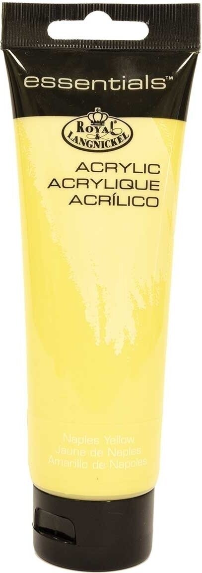 Culoare acrilică Royal & Langnickel Tube Vopsea acrilică Naples Yellow 120 ml 1 buc