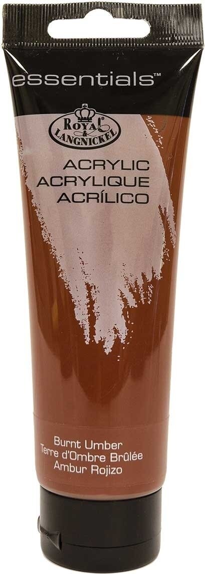 Pintura acrílica Royal & Langnickel Tube Acrylic Paint Burnt Umber 120 ml 1 pieza