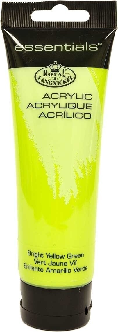 Acrylic Paint Royal & Langnickel Tube Acrylic Paint Bright Yellow Green 120 ml 1 pc