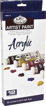 Peinture acrylique Royal & Langnickel ACR21-12 Ensemble de peintures acryliques 12 x 21 ml 12 pièces - 1