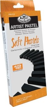 Pastel suave Royal & Langnickel Charcoal Conjunto de pastéis secos 12 un. - 1