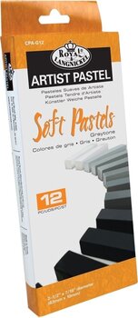 Pastel uscat Royal & Langnickel Graytone Set de pasteluri uscate 12 buc - 1