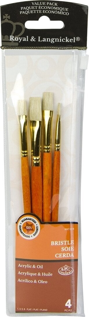 Paint Brush Royal & Langnickel RSET-9118 Set of Flat Brushes 4 pcs