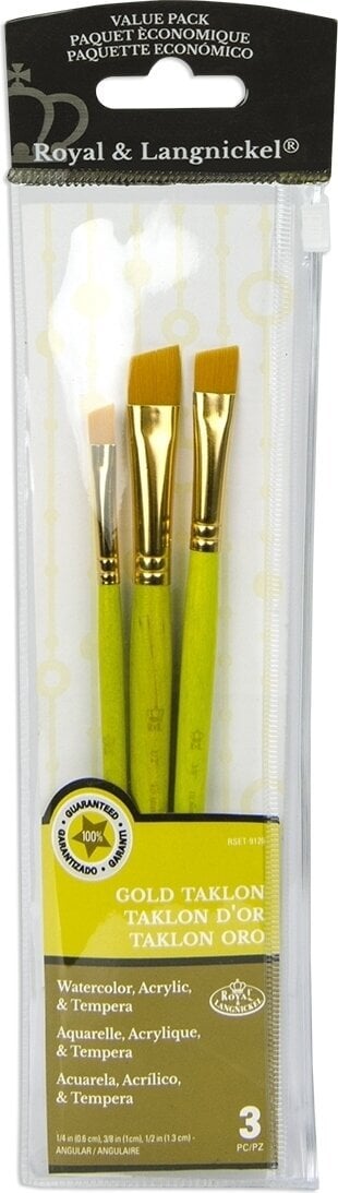 Paint Brush Royal & Langnickel RSET-9126 Set of Flat Brushes 3 pcs