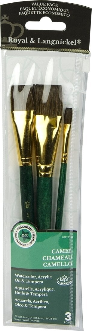 Paint Brush Royal & Langnickel RSET-9143 Set of Flat Brushes 3 pcs