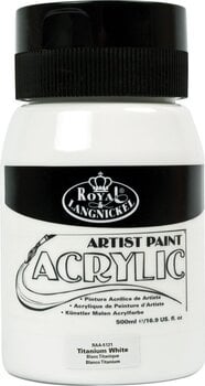 Акрилна боя Royal & Langnickel Jar АКРИЛНА боя Titanium White 500 ml 1 бр - 1