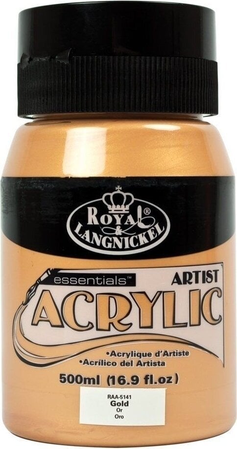 Culoare acrilică Royal & Langnickel Jar Vopsea acrilică Gold 500 ml 1 buc