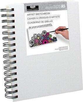 Sketchbook Royal & Langnickel Canvas Covered A5 110 g White Sketchbook - 1