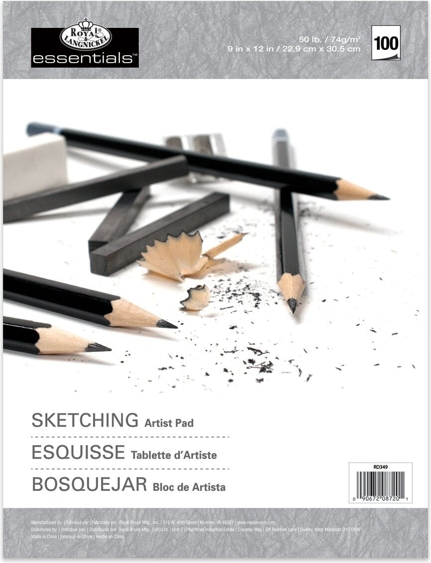 Luonnosvihko Royal & Langnickel Skething Artist Pad A4 74 g Luonnosvihko