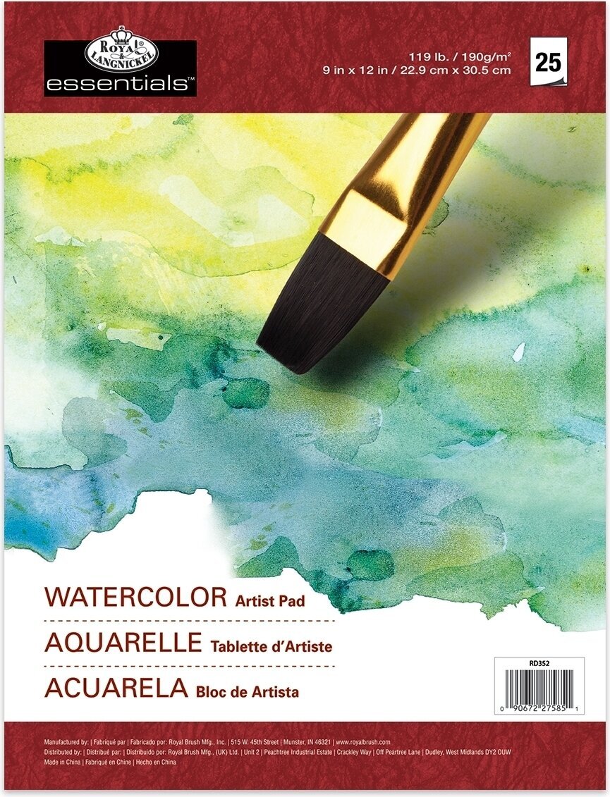 Livro de desenho Royal & Langnickel Watercolor Artist Pad A4 190 g Livro de desenho