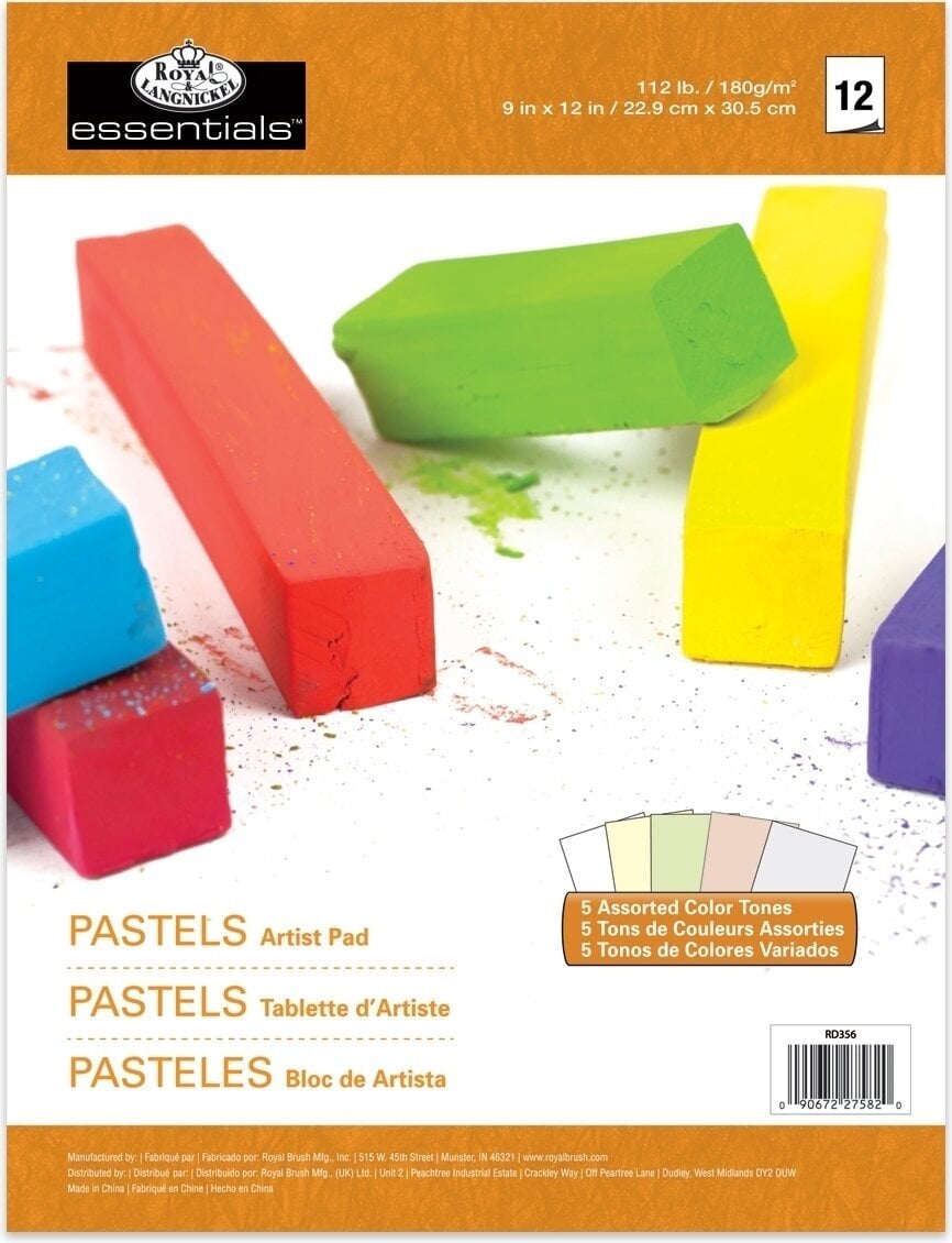 Schetsboek Royal & Langnickel Color Pastel Artist Pad A4 180 g Schetsboek