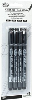 Filzstift Royal & Langnickel Variety Nano Black 4 Stck - 1