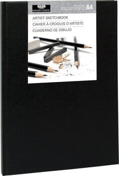 Carnet de croquis Royal & Langnickel Hardbound A4 110 g Black Carnet de croquis - 1