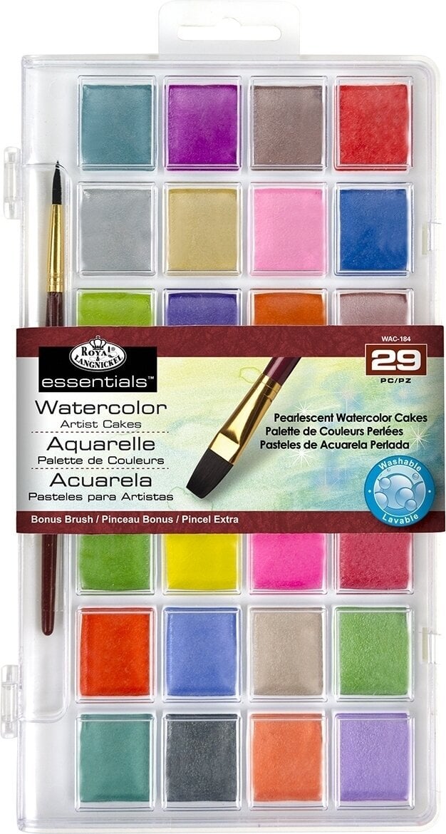 Tinta de aguarela Royal & Langnickel WAC-184 Set of Watercolour Paints