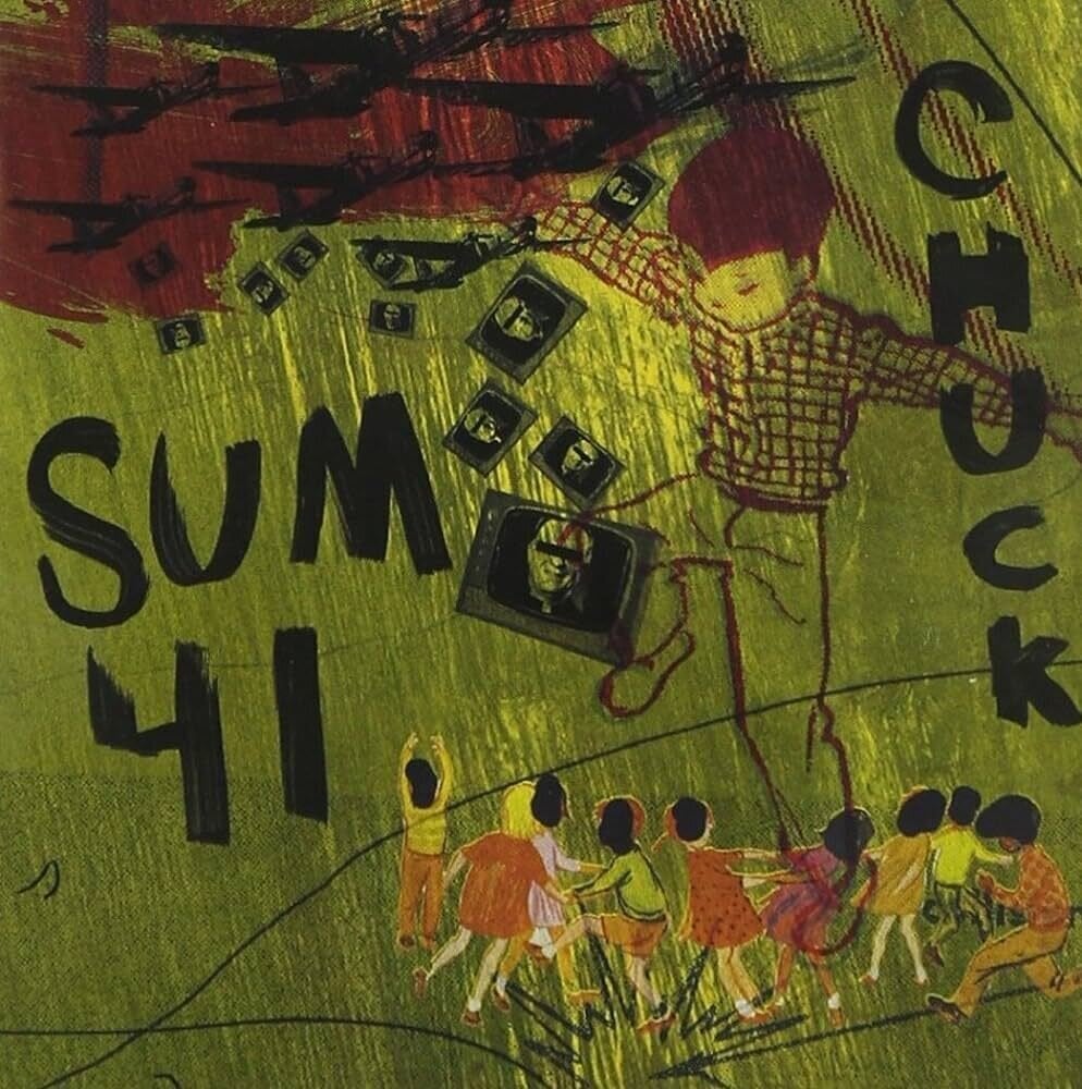 Δίσκος LP Sum 41 - Chuck (Yellow Translucent With Red And Grey Swirls Coloured) (RSD) (Limited Edition) (Reissue) (LP)