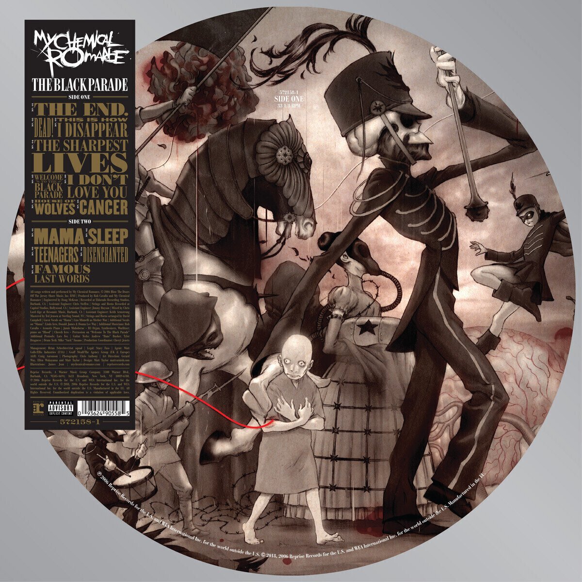 Vinyl Record My Chemical Romance - Black Parade (Picture Disc) (Reissue) (LP)