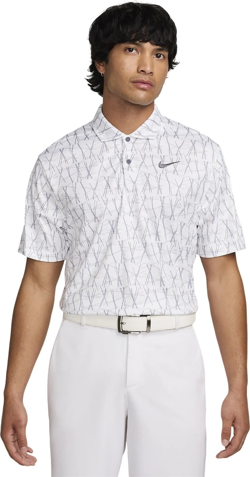 Poloshirt Nike Dri-Fit Victory+ White/Light Carbon S Poloshirt