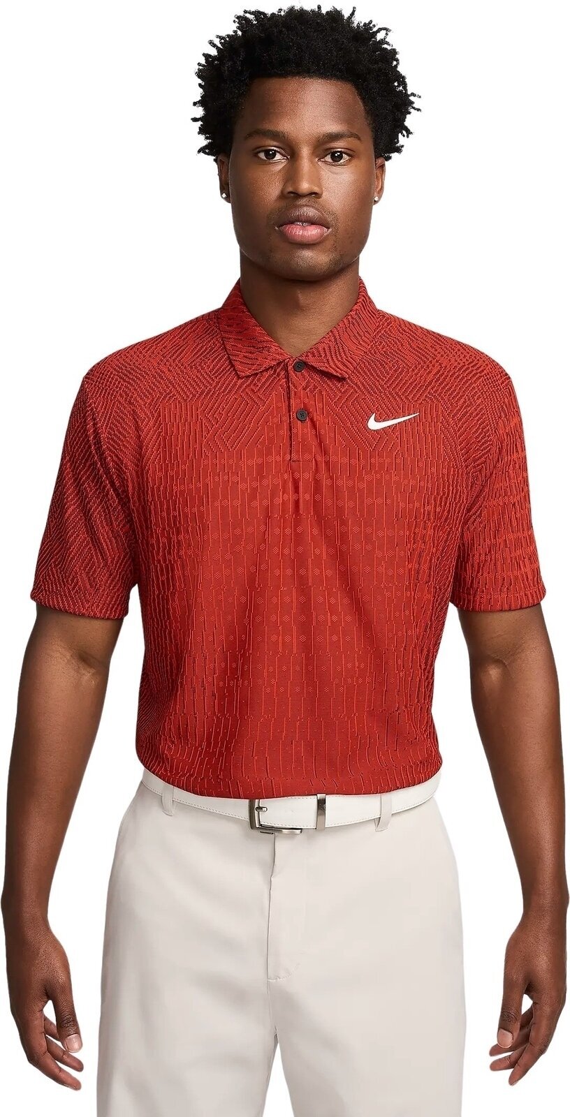 Koszulka Polo Nike Dri-Fit ADV Tour Picante Red/Burgundy Crush/White M Koszulka Polo