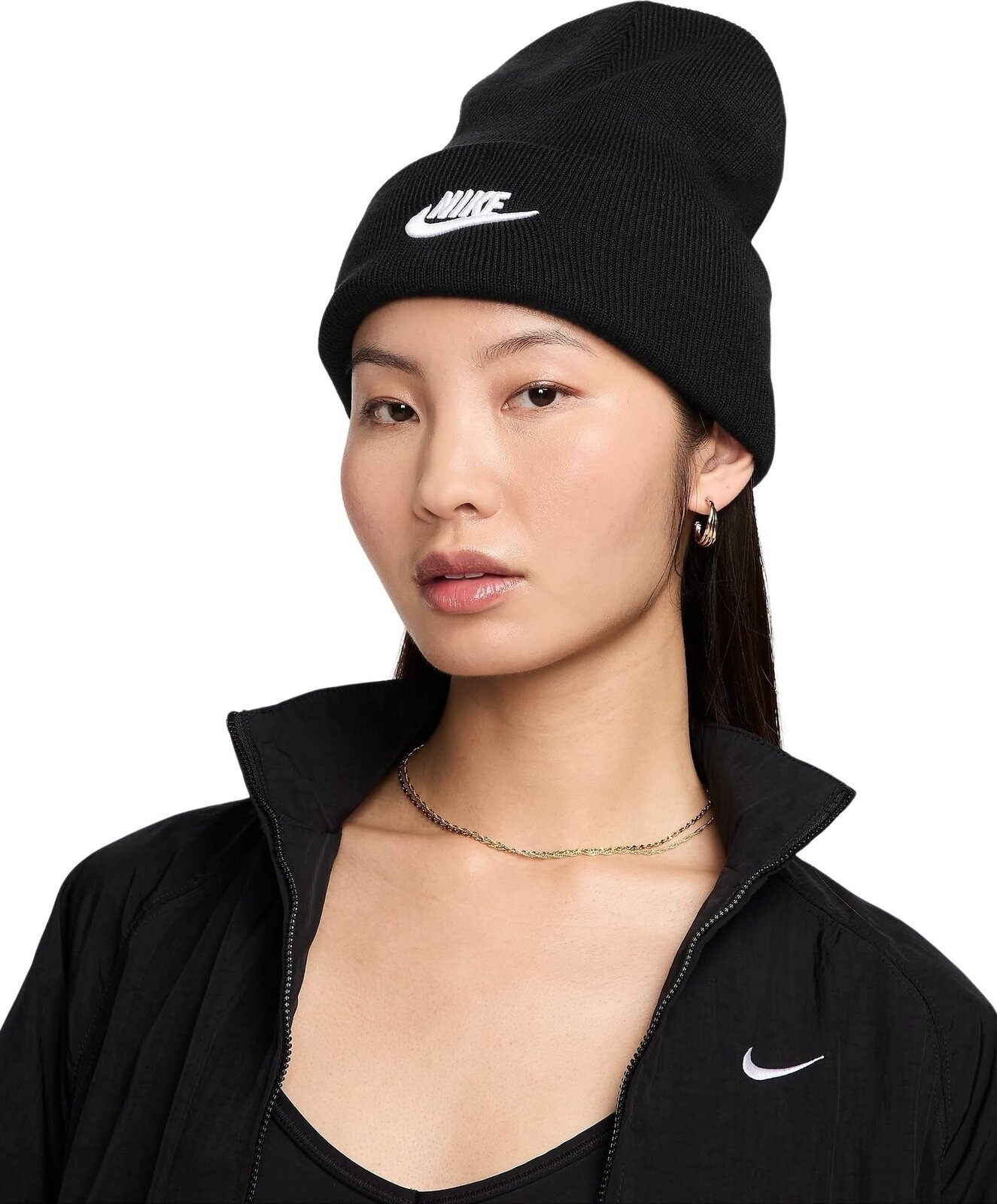 Muts Nike Peak Beanie 24 Black/White UNI