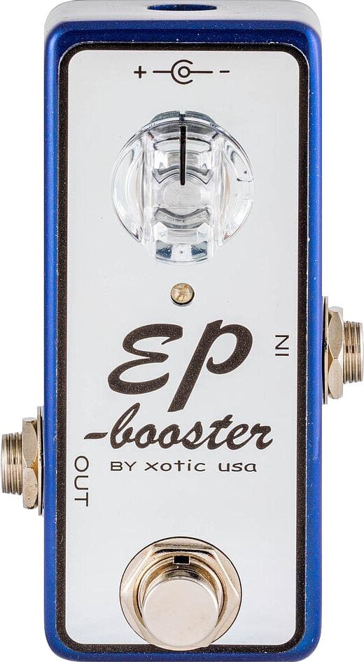 Efeito para guitarra Xotic EP Booster Limited Blue Efeito para guitarra