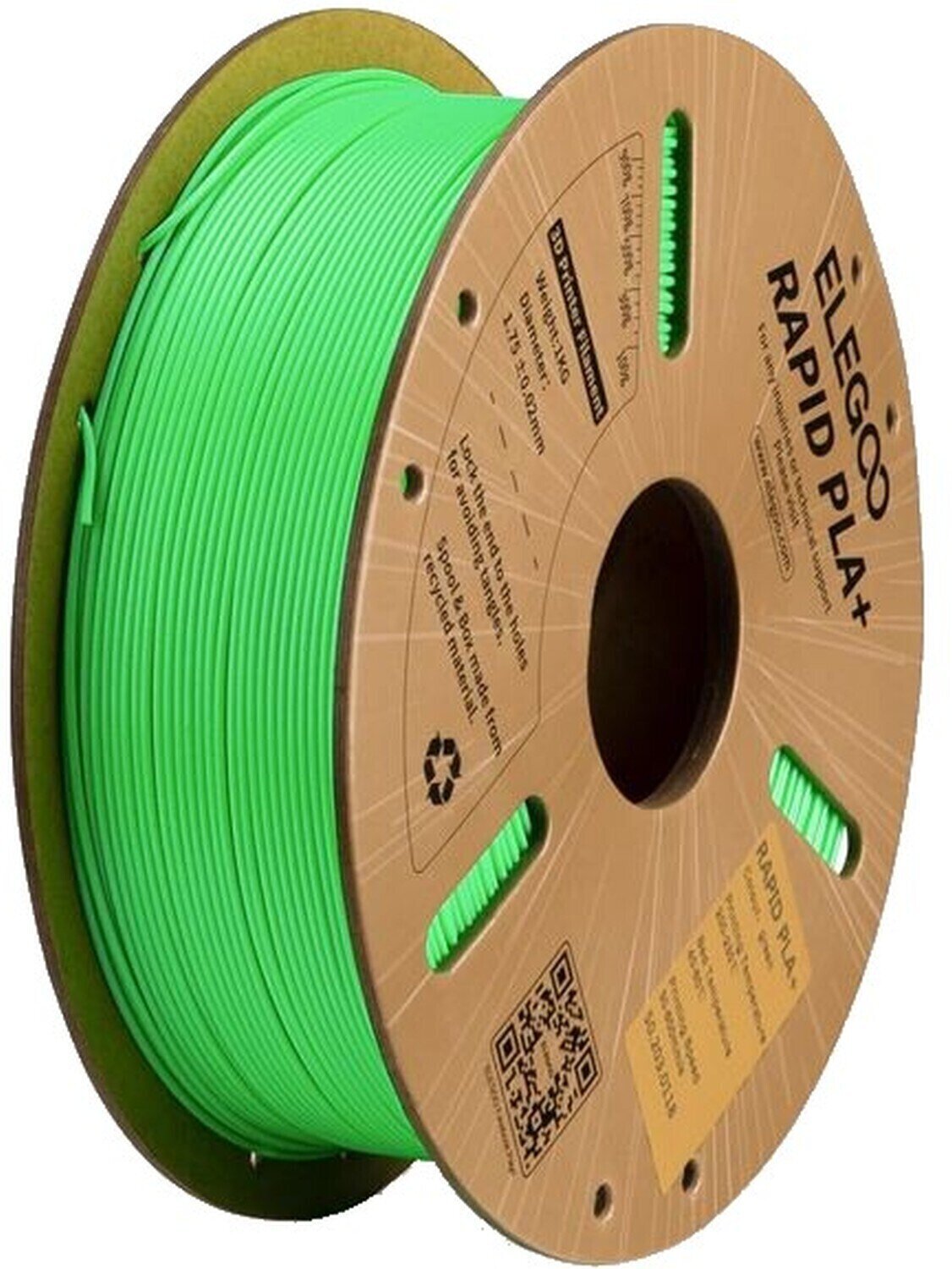 Szál Elegoo Rapid PLA+ Szál 1,75 mm 1 kg Light Green