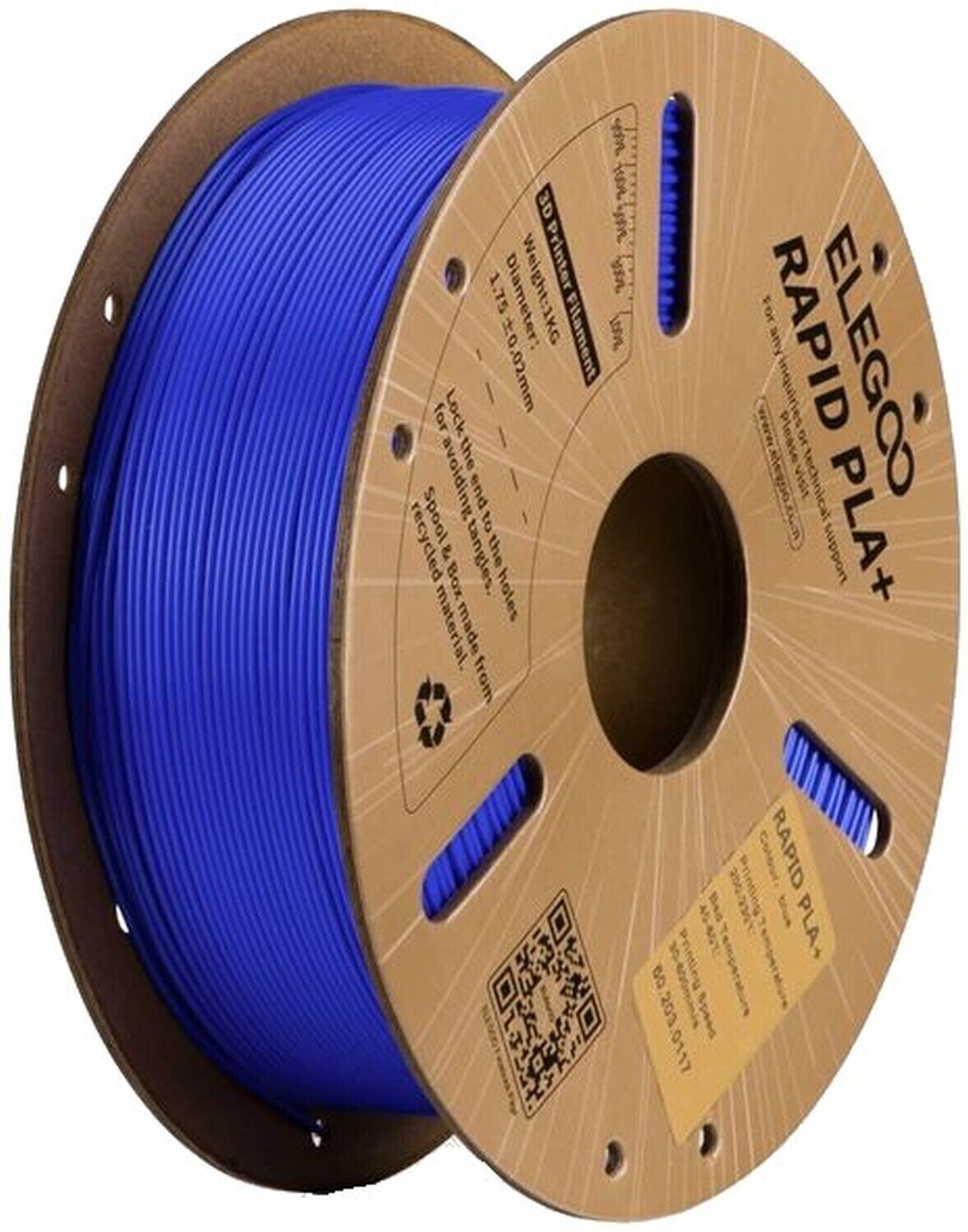 Gloeidraad Elegoo Rapid PLA+ Gloeidraad 1,75 mm 1 kg Blue