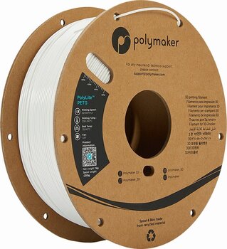 Filamento Polymaker PolyLite PETG Filamento 1,75 mm 1 kg Blanco - 1