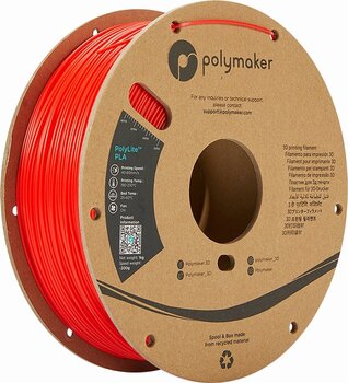 Szál Polymaker PolyLite PLA Szál 1,75 mm 1 kg Red - 1