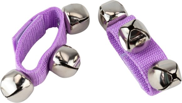 Ütős hangszer - Sleigh bells Noicetone M B002-5 19cm Csengettyűk Purple - 1