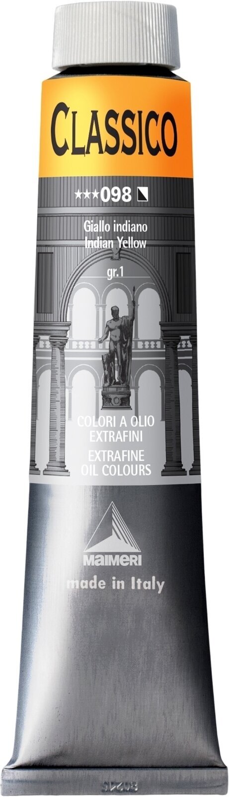 Oliefarve Maimeri Classico Oliemaling Indian Yellow 200 ml 1 stk.