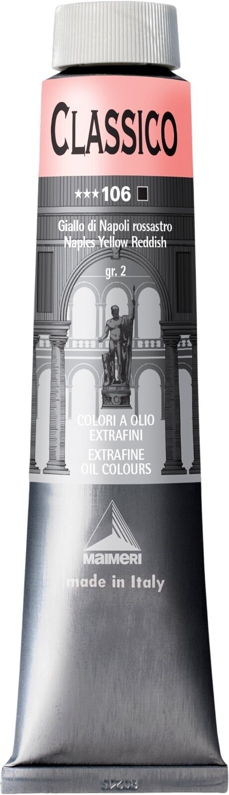 Χρώμα λαδιού Maimeri Classico Λαδομπογιά Naples Yellow Reddish 200 ml 1 τεμ.