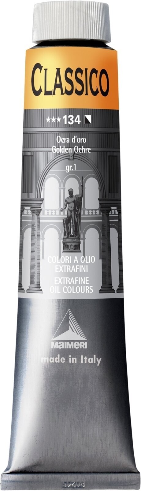 Olejová farba Maimeri Classico Olejová farba Golden Ochre 200 ml 1 ks