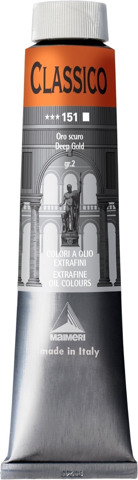 Aceite de colores Maimeri Classico Oil Paint Deep Gold 200 ml 1 pieza